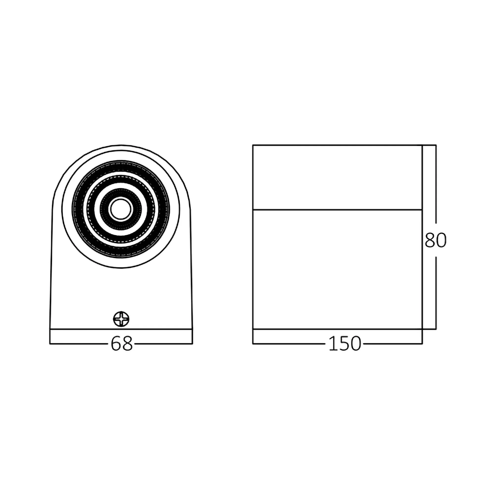 LED ZIDNA SVETILJKA DOUBLE 2X5W BELI 3000K IP44 — slika 4