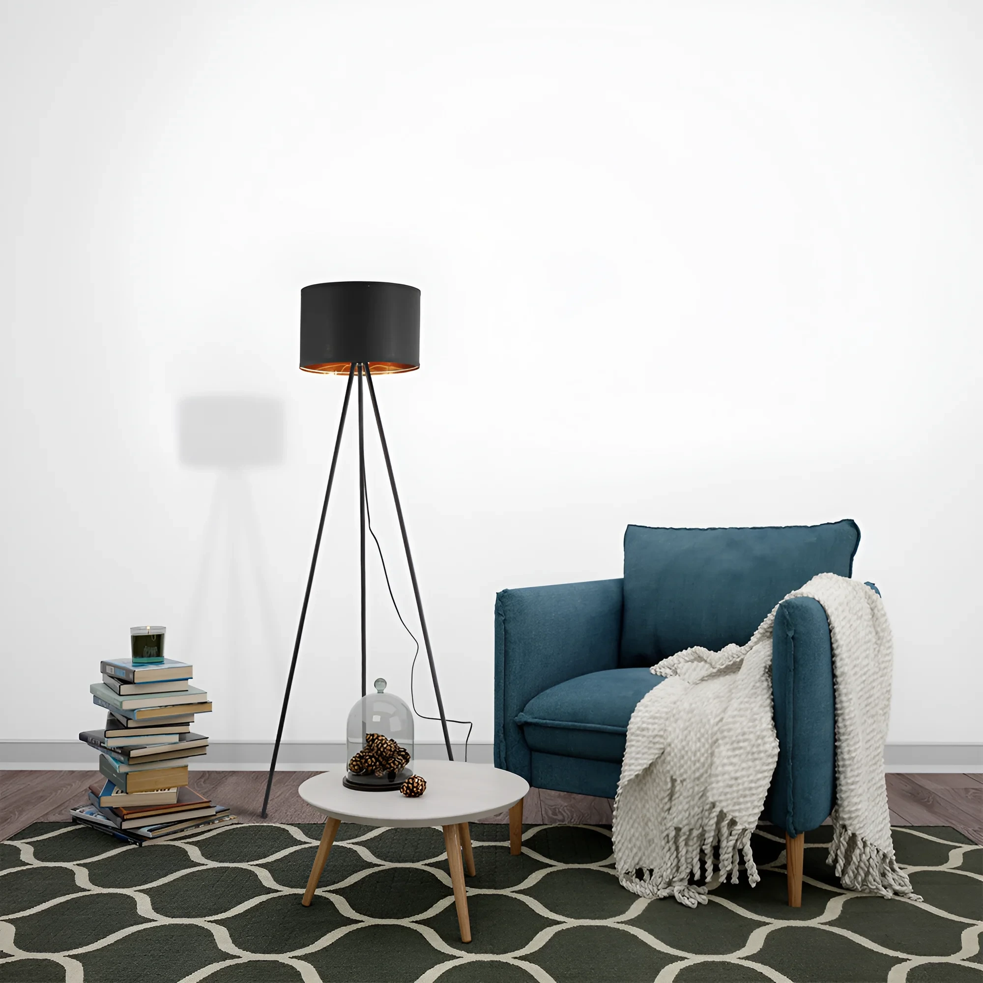 PODNA LAMPA E27 CRNI — slika 2