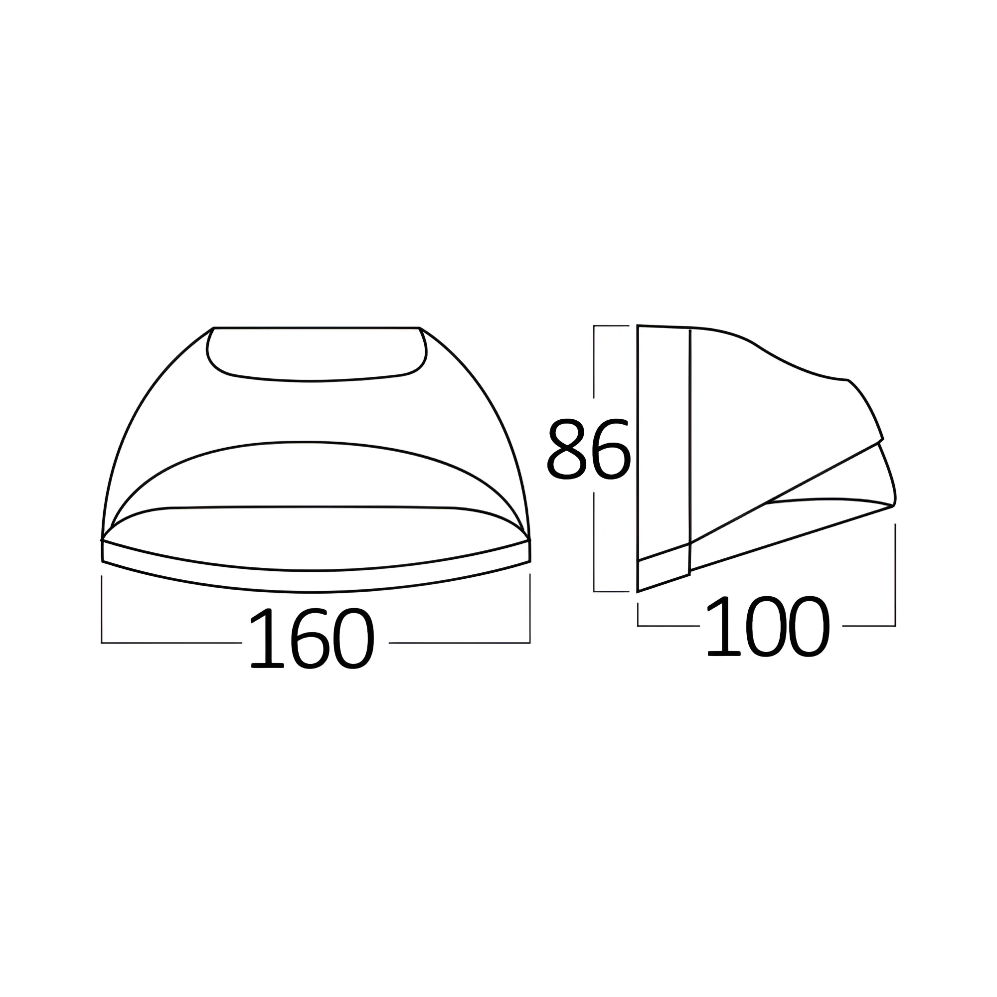 LED ZIDNA SVETILJKA 7W 3000K IP54 — slika 5