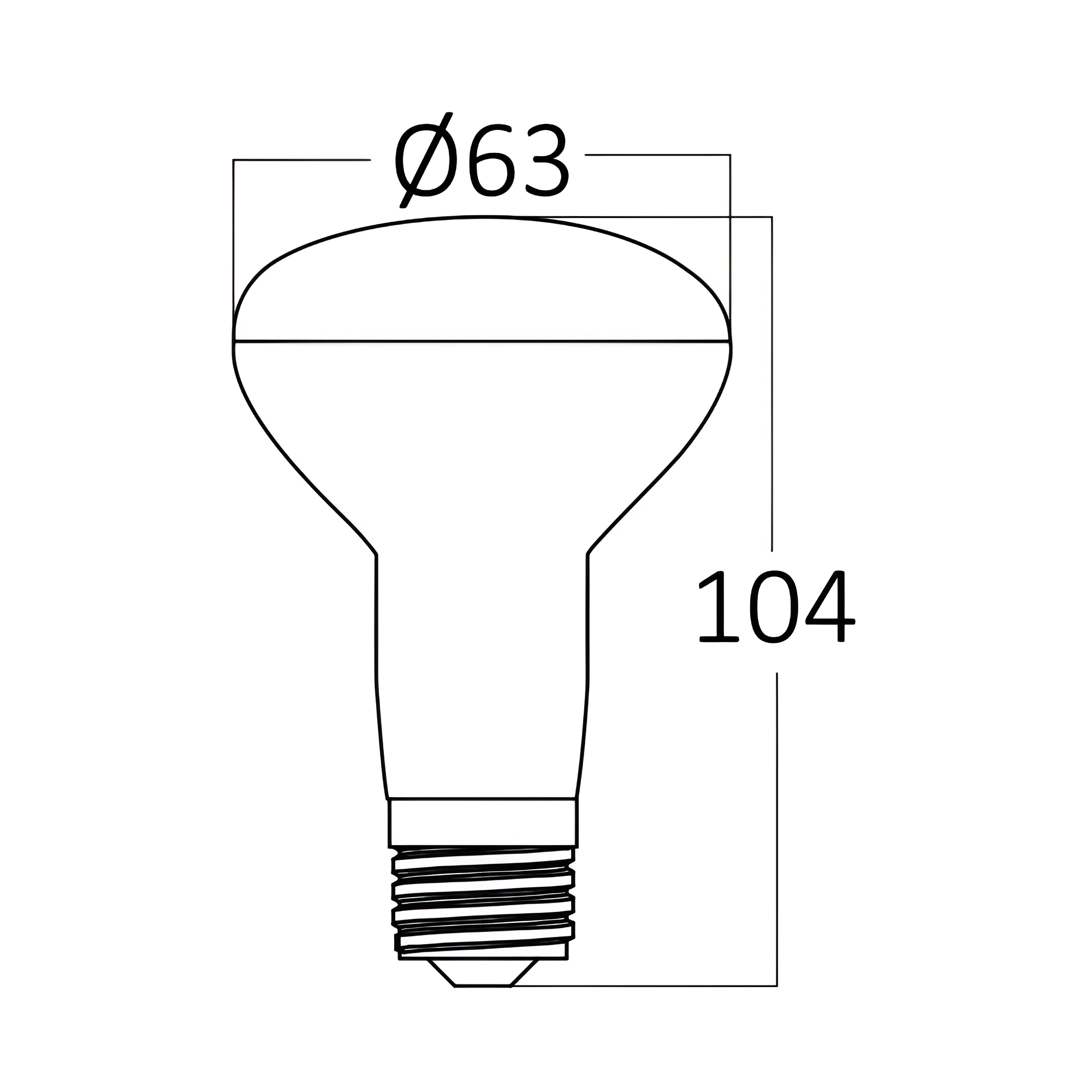 LED SIJALICA R63 9W E27 3000K — slika 3