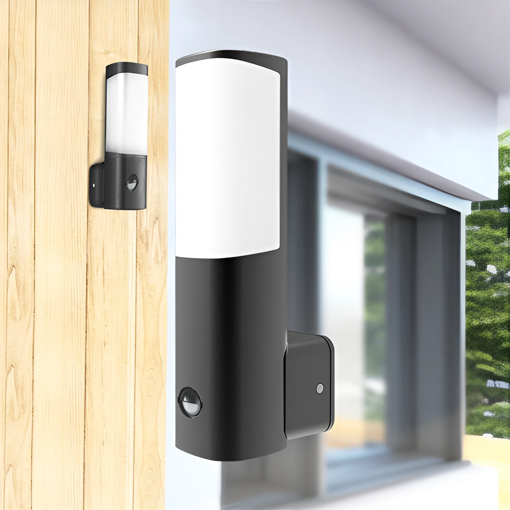 LED ZIDNA SVETILJKA 7W 3000K SA SENZOROM IP54 — slika 2