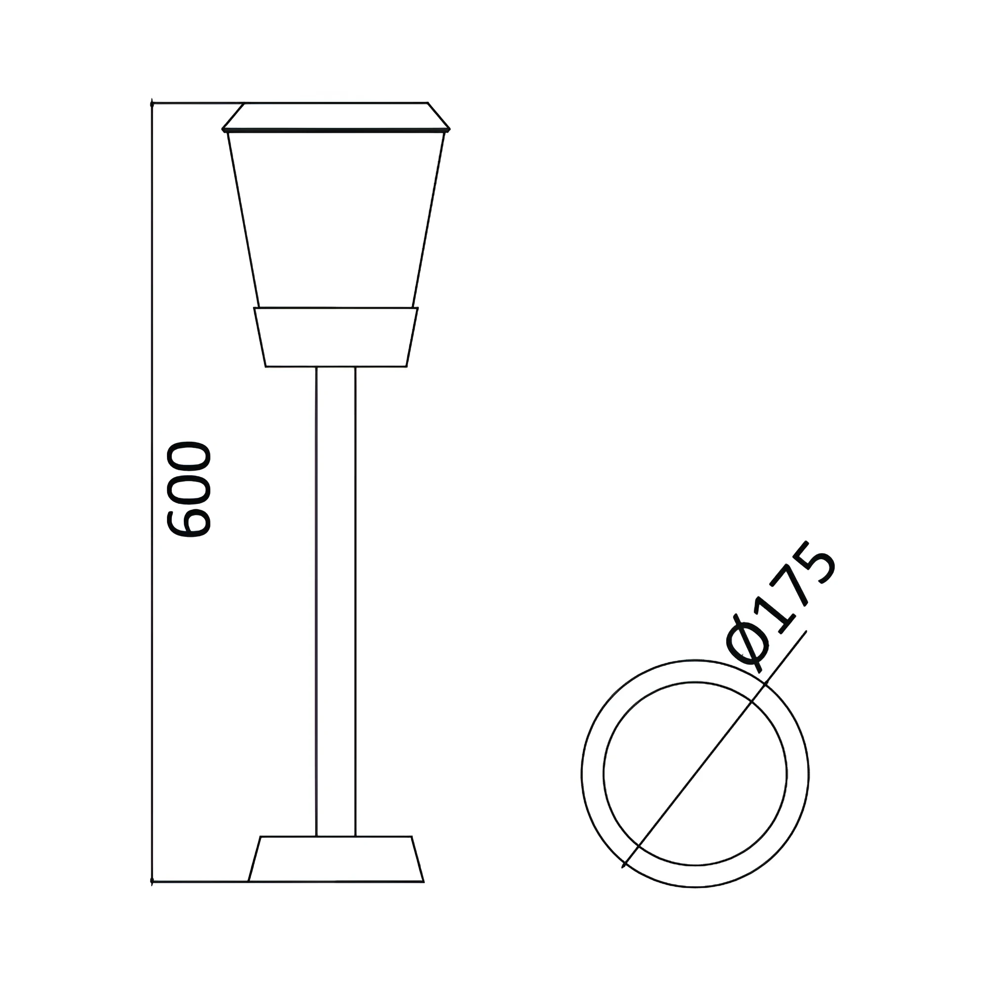 BASTENSKI STUBIC 600MM IP54 — slika 3