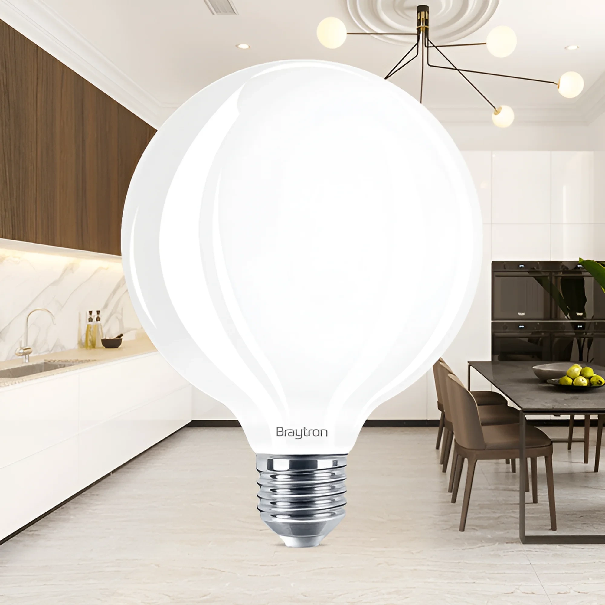 LED FILAMENT KUGLA G95 7W E27 AMBER 6500K — slika 2