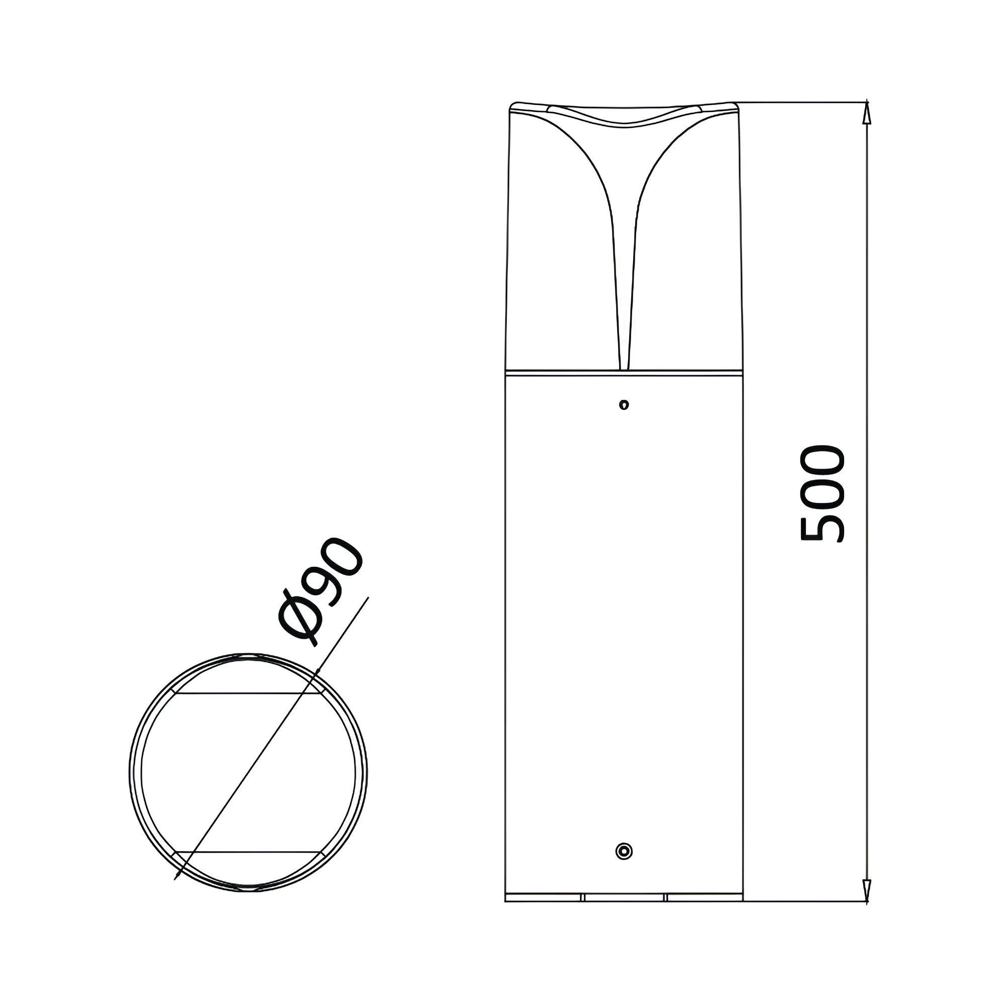 BASTENSKI STUBIC 500MM IP44 — slika 6
