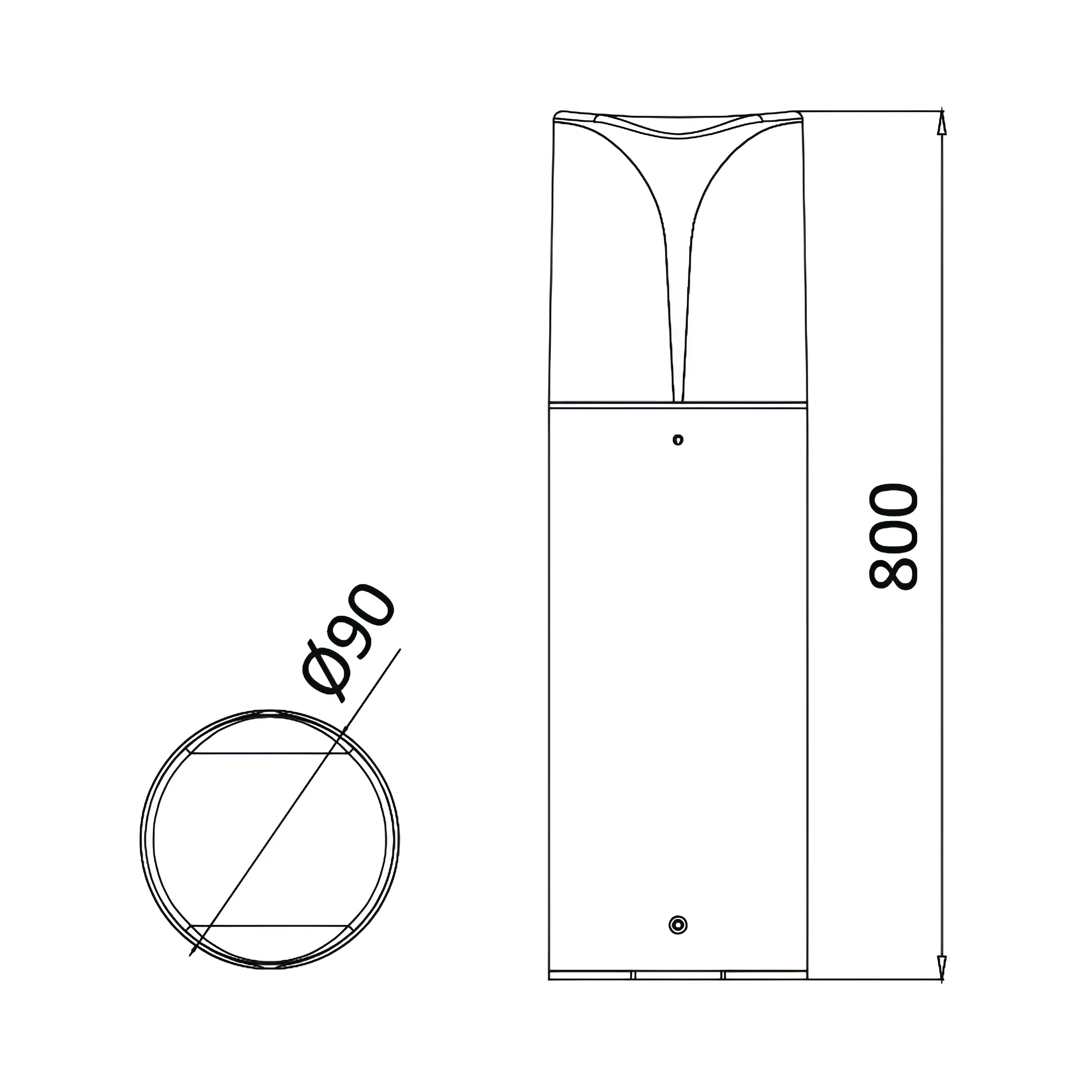 BASTENSKI STUBIC 800MM IP44 — slika 6