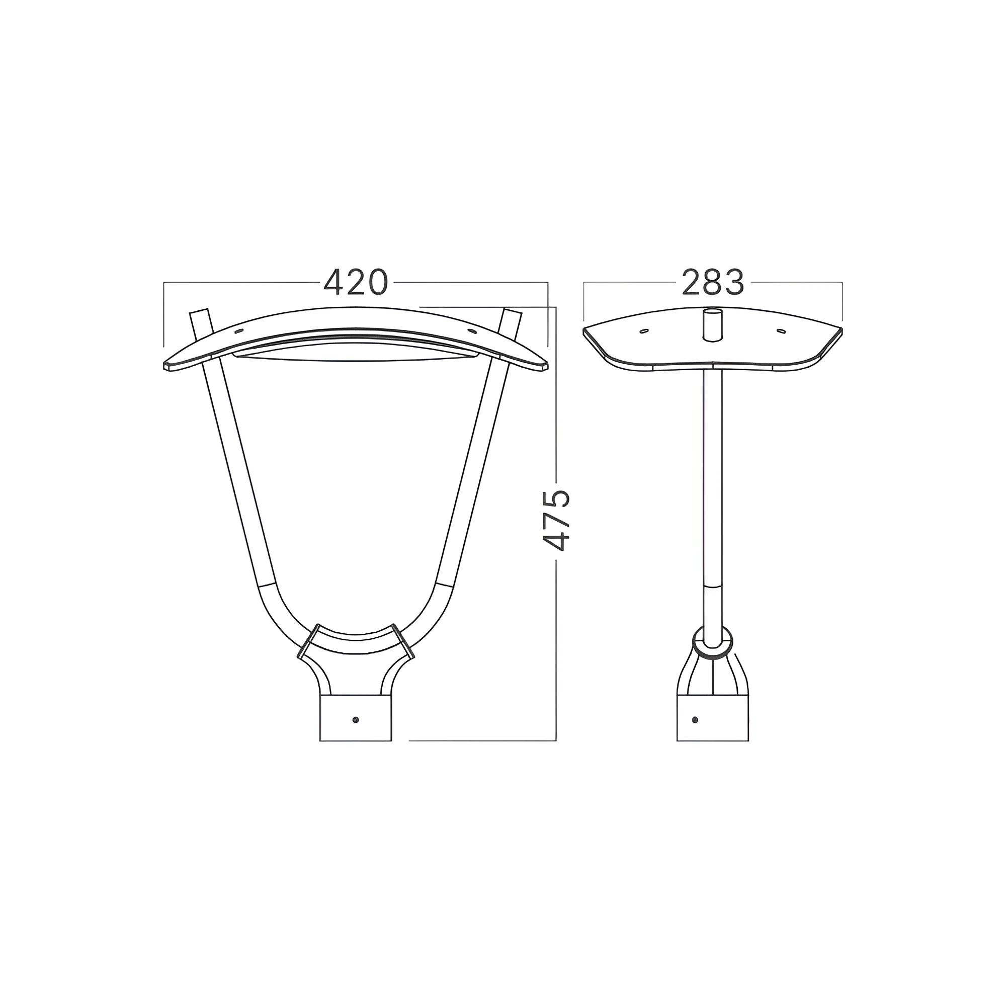 LED ZIDNA SVETILJKA 45W TAMNO SIVI CCT IP65 — slika 4